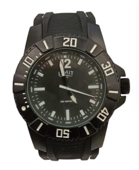 Limit Men's Sports Strap Watch Black
