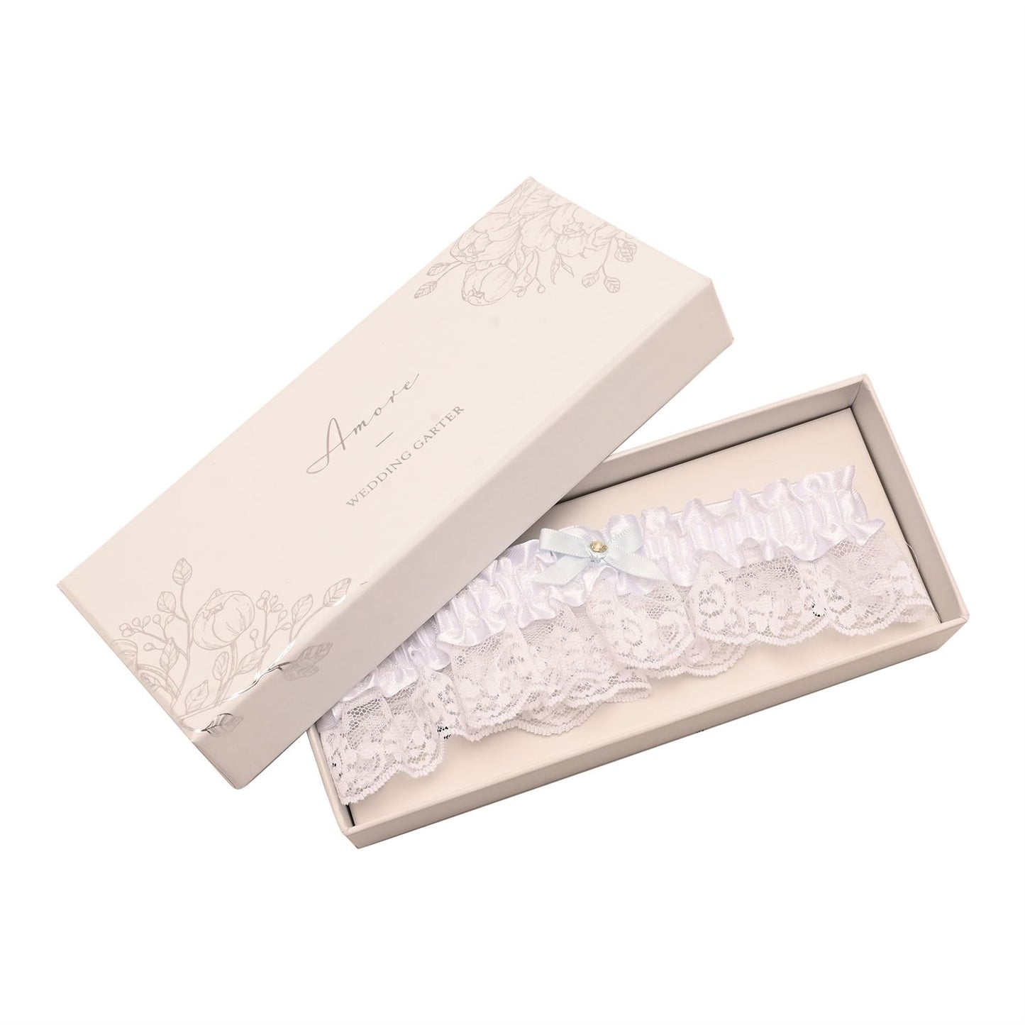 Amore Wedding Garter in Gift Box