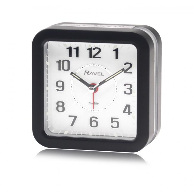 Ravel Square Mid Sized LED Quartz Alarm Clock RC048 Available Multiple Colour