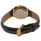 Sekonda Ladies Basic Big Number White Dial Black Leather Strap Watch 40437