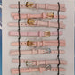 Leather Pink Watch Straps Pk10 Available sizes from 6mm To 24mm 1005.03