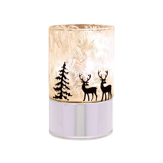 Small Reindeers with Tree LED Light Tube