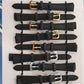 Leather Black Watch Straps Pk10 Available sizes 10mm To 24mm 1005.05