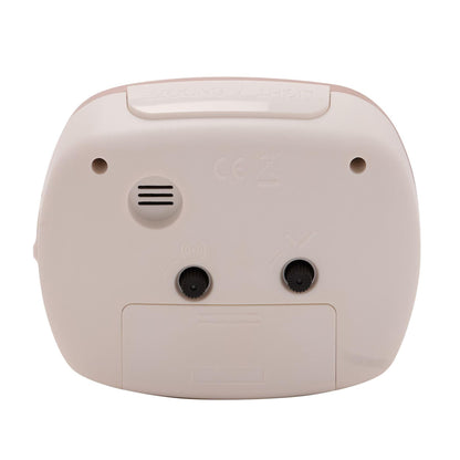 Wm.Widdop Silent Sweep Oval Face Blinking Light Alarm Clock 9506 Available Multiple Colour