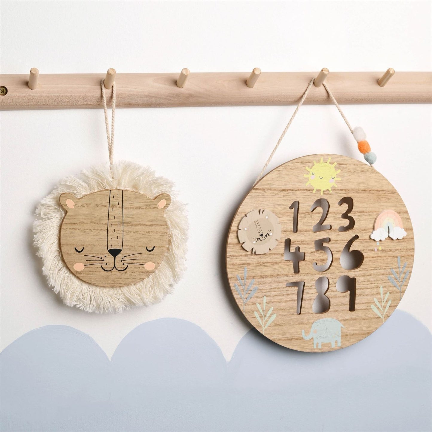 Petit Cheri Numbers Plaque 20cm-22cms