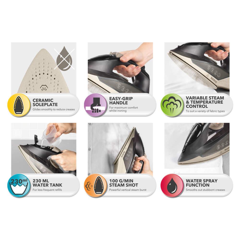 Beldray Steam Iron 2000W