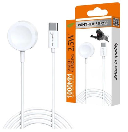 Panther Force Smart Watch Charger with USB-C - Seamless Connectivity, Uninterrupted Power