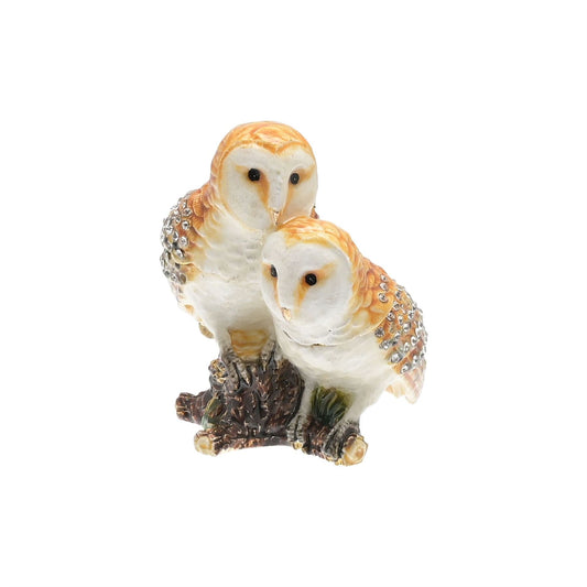 Treasured Trinkets - Pair of Barn Owls