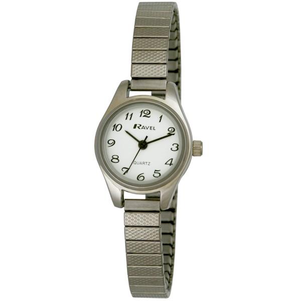 Ravel Ladies Cocktail White Dial Expander Watch R0207 Available Multiple Colour