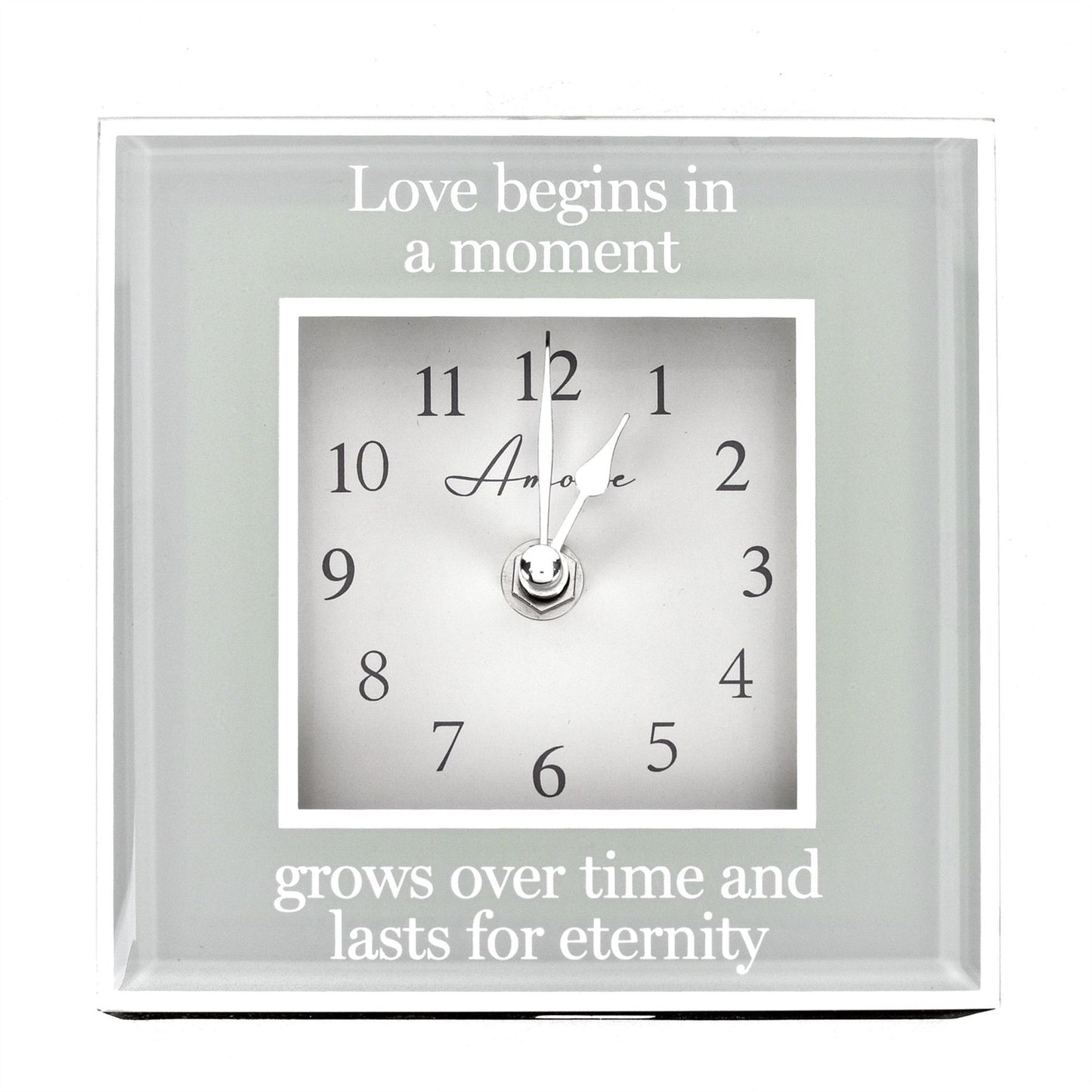 Amore Mirror Border Clock "Eternity"