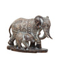 Aztec Patterned Elephant and Baby Figurine