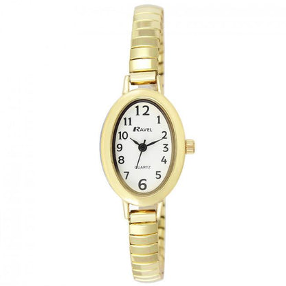 Ravel Ladies Petite Expander Bracelet Watch -R0202 Available Multiple Colour