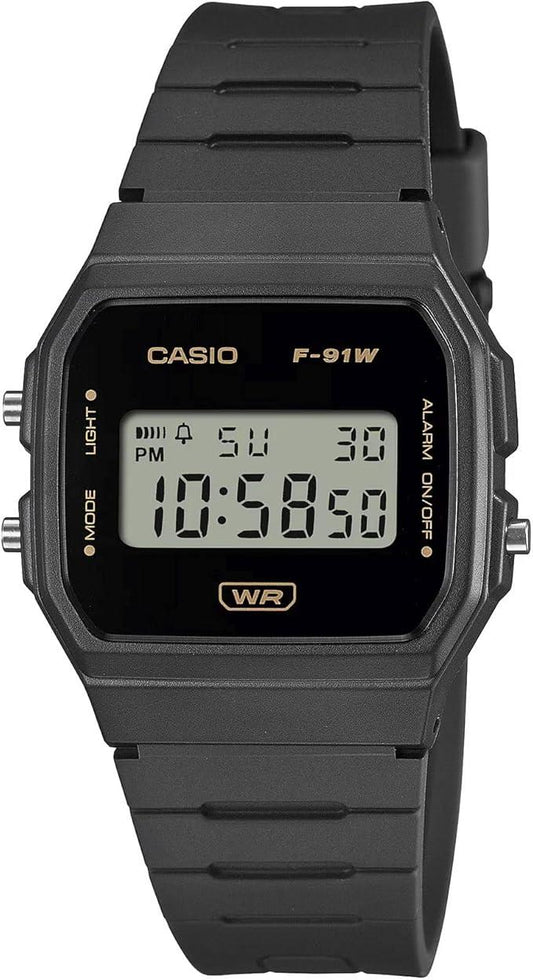 Casio Mens Classic Black Strap Digital Watch