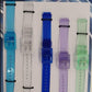 231 Transulcent Colours PU Watch Straps 5pk Assorted 14mm - 18mm