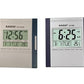 Kadio Digital Wall Mounted Clock with Temperature Day/Date Dispaly KD-3810N Available Multiple Colour