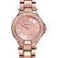 Mark Maddox Ladies Fashion Rosegold Tone Bling Dial stainless steel Bracelet watch  - CLEARANCE NEEDS RE-BATTERY