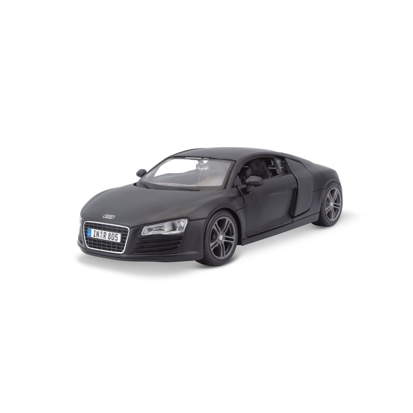 1:24 Dull Black Audi R8  - Diecast Model car Collectables