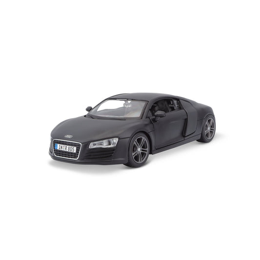 1:24 Dull Black Audi R8  - Diecast Model car Collectables