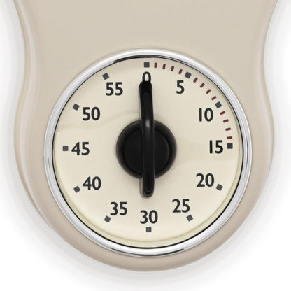 Acctim Kitchen Time 20cm Timer Quartz Retro Style Domed Glass Lens Wall Clock Available Multi Colour