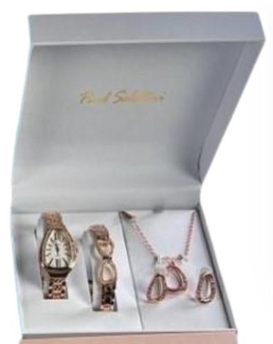 Paul Salatini Ladies Bling Barcelet Watch Gift Sets 2500 Available Multiple Colour