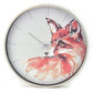 Meg Hawkins Round Wall Clock 30cm Fox