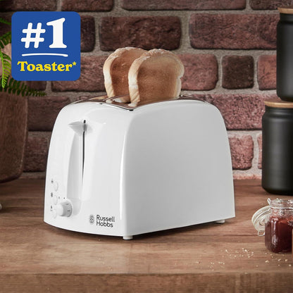Russell Hobbs Texture 2 Slice Toaster White