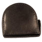 Imperial Travel Alarm Clock folds away into Black Leather bag  IMP611 - CLEARANCE NEEDS RE-BATTERY