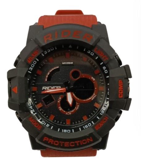 Rider Mens Sports Dual Time Digital Dial Rubber Strap Watch Models May Vary - CLEARANCE NEEDS RE-BATTERY