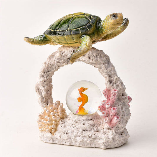 Naturecraft Turtle and Coral Figurine