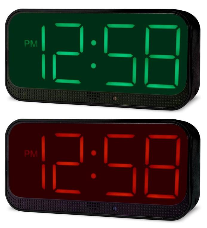 Acctim Silas wireless Digital 2-inch Display with Adjustable Volume and Brightness alarm Clock 1657 Available Multi Colour