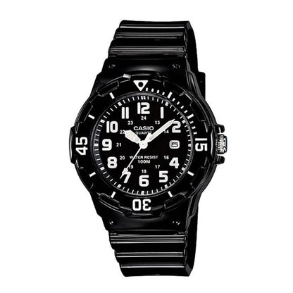 Casio Ladies Sports Dated Quartz Analogue Resin Rubber Strap Watch - LRW-200H Available Multiple Colour