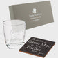 Amore Whisky Glass & Coaster Father of the Bride