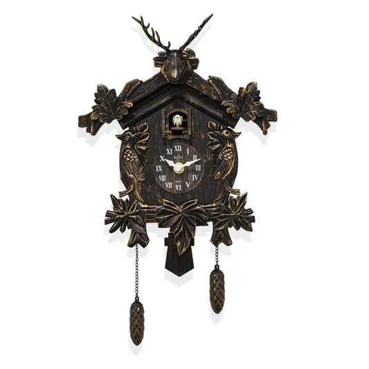 Acctim Lindau Antique Bronze Pendulum Cuckoo Clock 28368