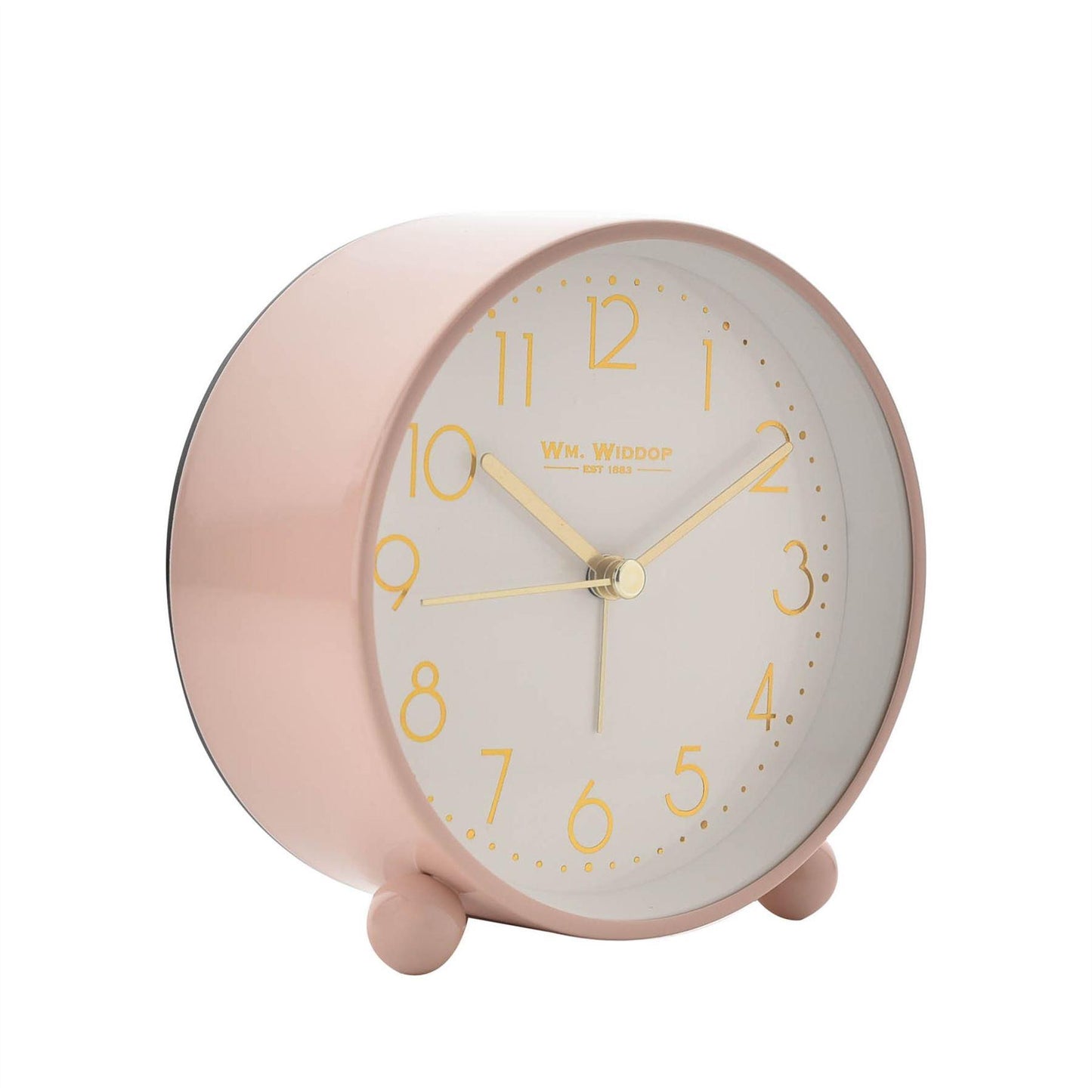 William Widdop Metal Alarm Clock Wtith Gold Dial 5175 Available Multiple Colour