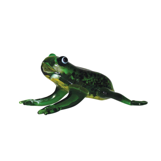 Objets d'art Miniature Glass Figurine - Frog