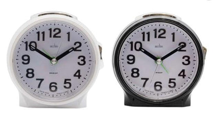 Acctim Eden Non Ticking Sweep Crescendo Alarm Clock 1652 Available Multiple Colour