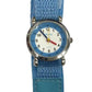 Olivia Children's Girls Analogue Quartz Time Teacher Watch with Blue Velcro Strap TOC151  - CLEARANCE NEEDS RE-BATTERY