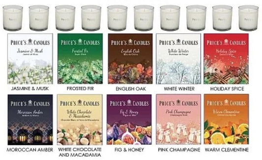 Price's Small Jar Candle 170g - Available Multiple Fragrance