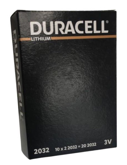 Duracell CR2032 3V Lithium - Pack of 2(Box of 10)