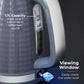 Tower Saturn Electric Kettle with Quick Boil, 1.7L, 3000W, Grey and Chrome Accents