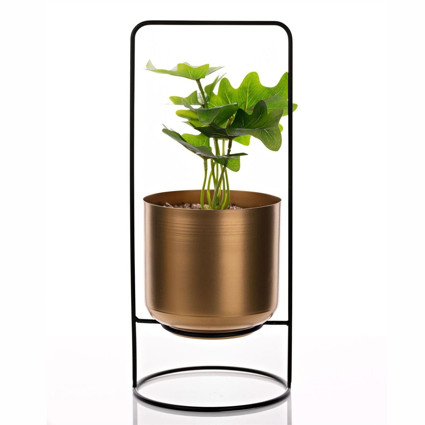 Hestia Faux Plant in Gold Planter 40cm