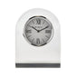 Wm.Widdop Arched Glass Mantel Clock Roman Dial