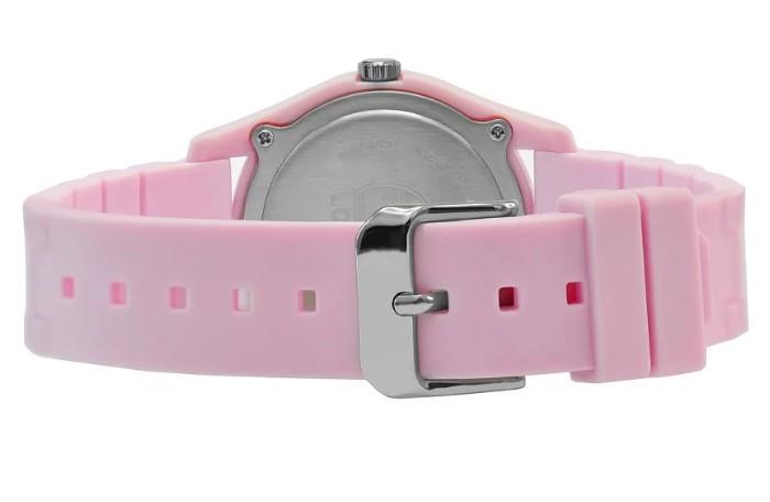 Lorus Ladies Analogue Quartz Pink Dial with Rubber Silicone Strap Watch -  RG257RX9 NEEDS BATTERY