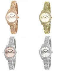Henley Ladies Dress Bling Dial & Bracelet Watch H07325 Available Multiple Colour