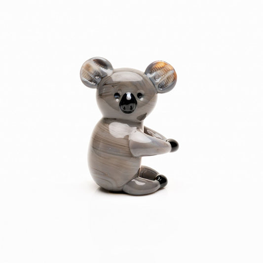 Objets d'art Miniature Glass Figurine - Bear