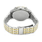 Accurist Mens Dated Chronograph Blue Dial Two Tone Bracelet watch 7279