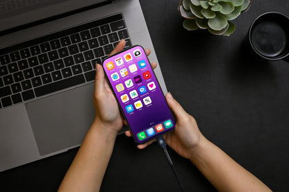 WYEFLOW SpringShield 10W USB-A to 8-Pin Data Cable 1m