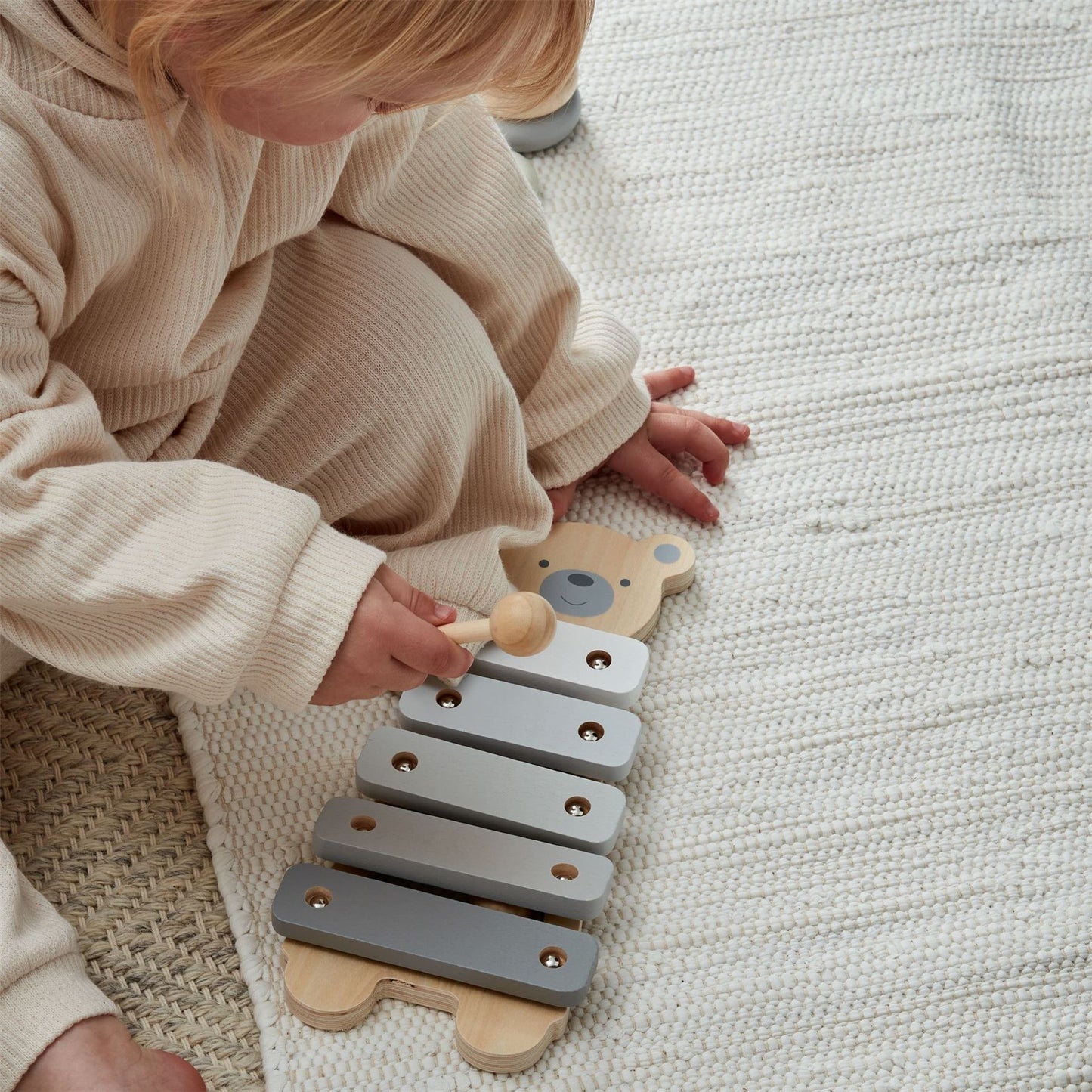 Bambino Wooden Toy Xylophone - Teddy