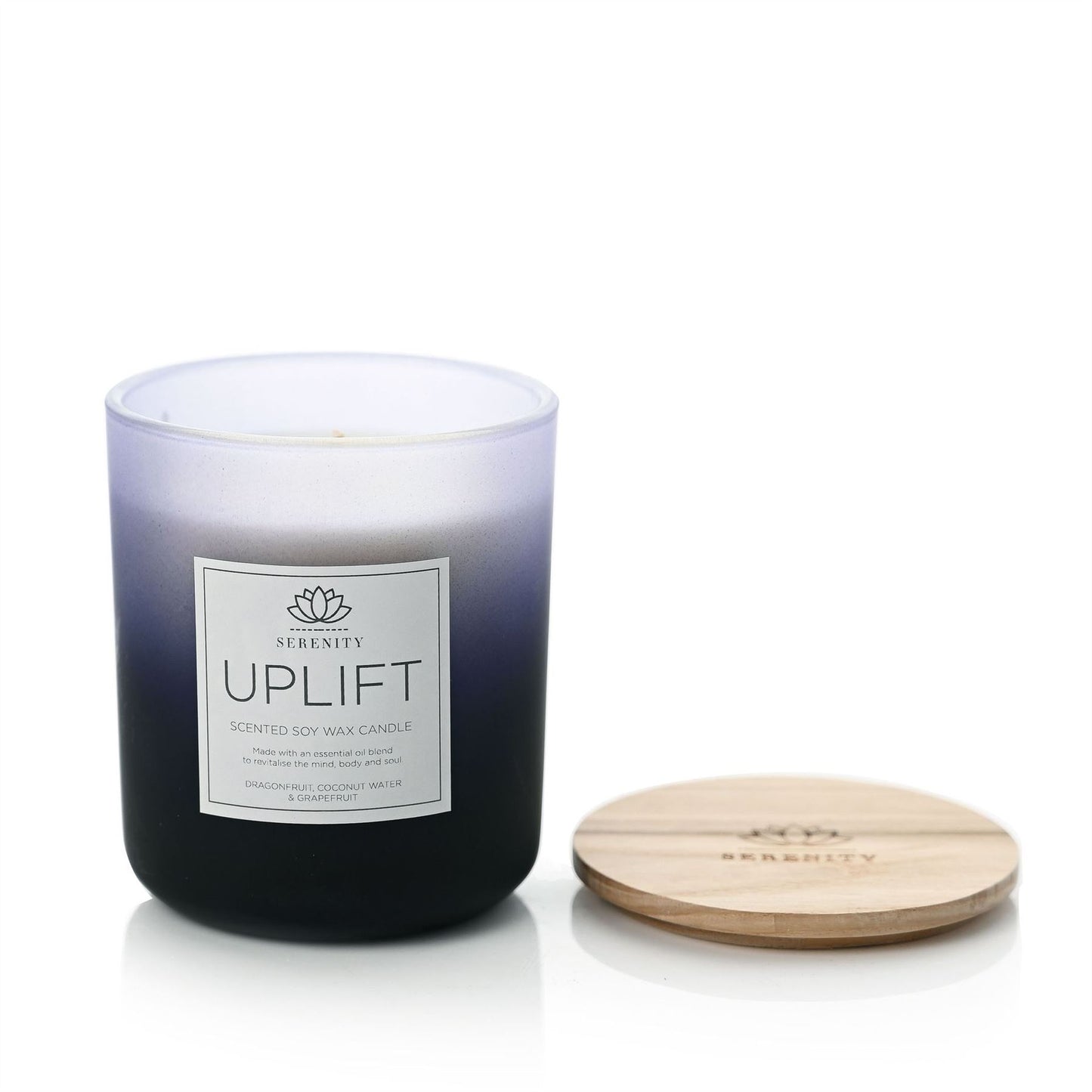 Serenity Uplift Candle 270g Dragonfruit, Coconut, Grapefruit