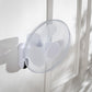 Daewoo 16" White Wall Fan | With Remote Control